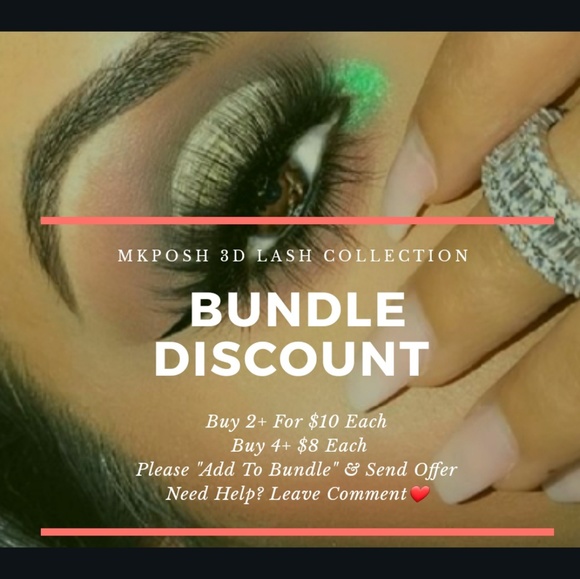 BIG SALE🎉3D Wsp Mink Eyelashes 4 Pairs - Picture 2 of 5
